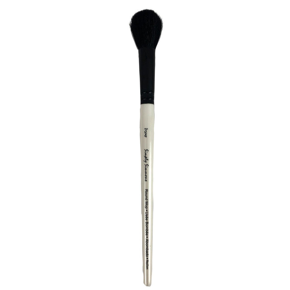 Simply Simmons Mop Brushes, Black Goat, 3 sizes