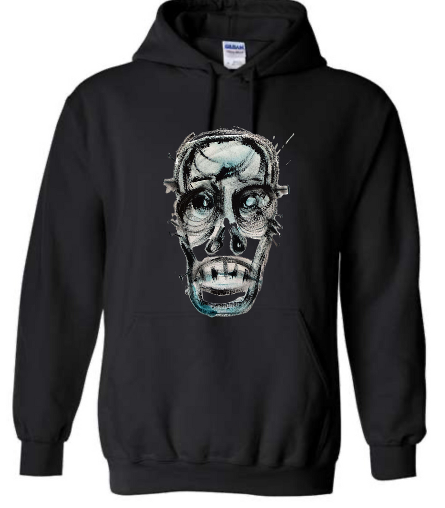 Art Factory Blue Skull Sweatshirt