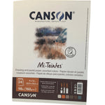 Canson Mi-Teintes Pastel Paper Pad - Earth Tones - 9"x12"
