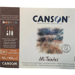 Canson Mi-Teintes Pastel Paper Pad - Earth Tones - 12"x16"