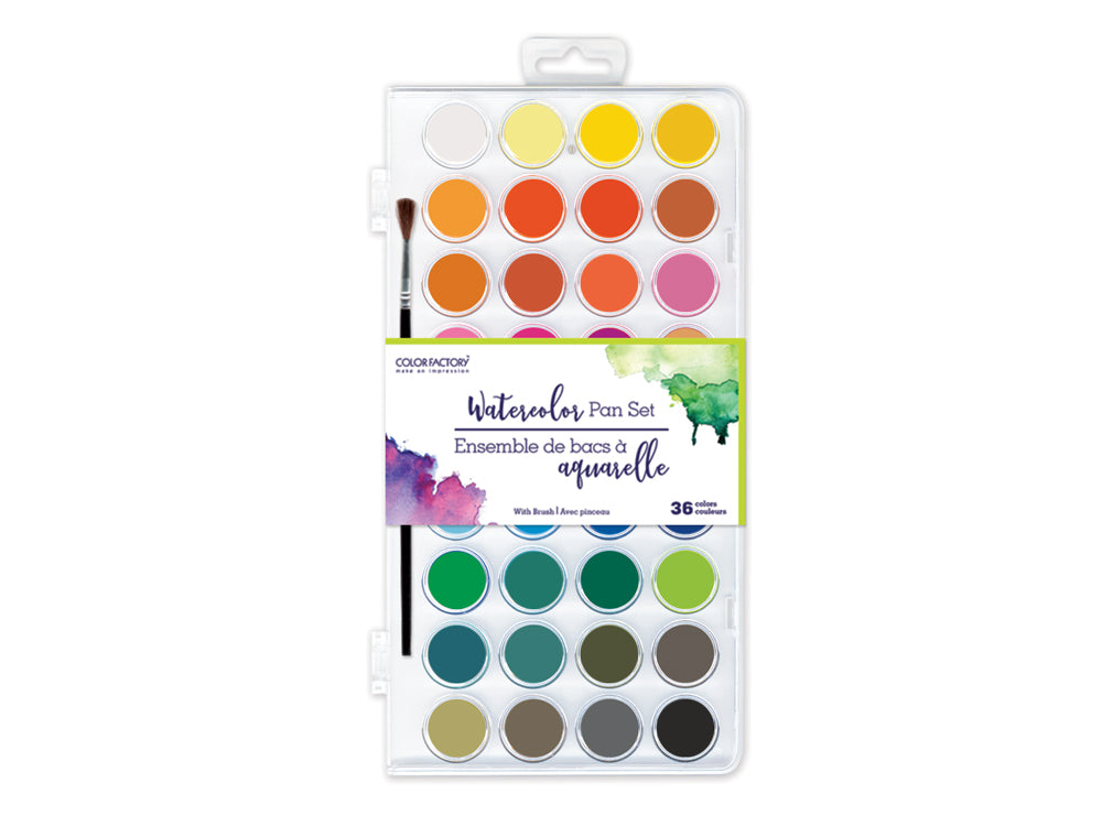 Color Factory Watercolour Pan Set - 36 colours