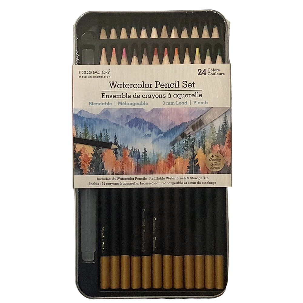 Color Factory Watercolour Pencil Set - 24 Pack