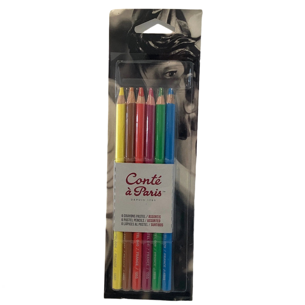 Conte A Paris 6 Pastel Pencils - Assorted
