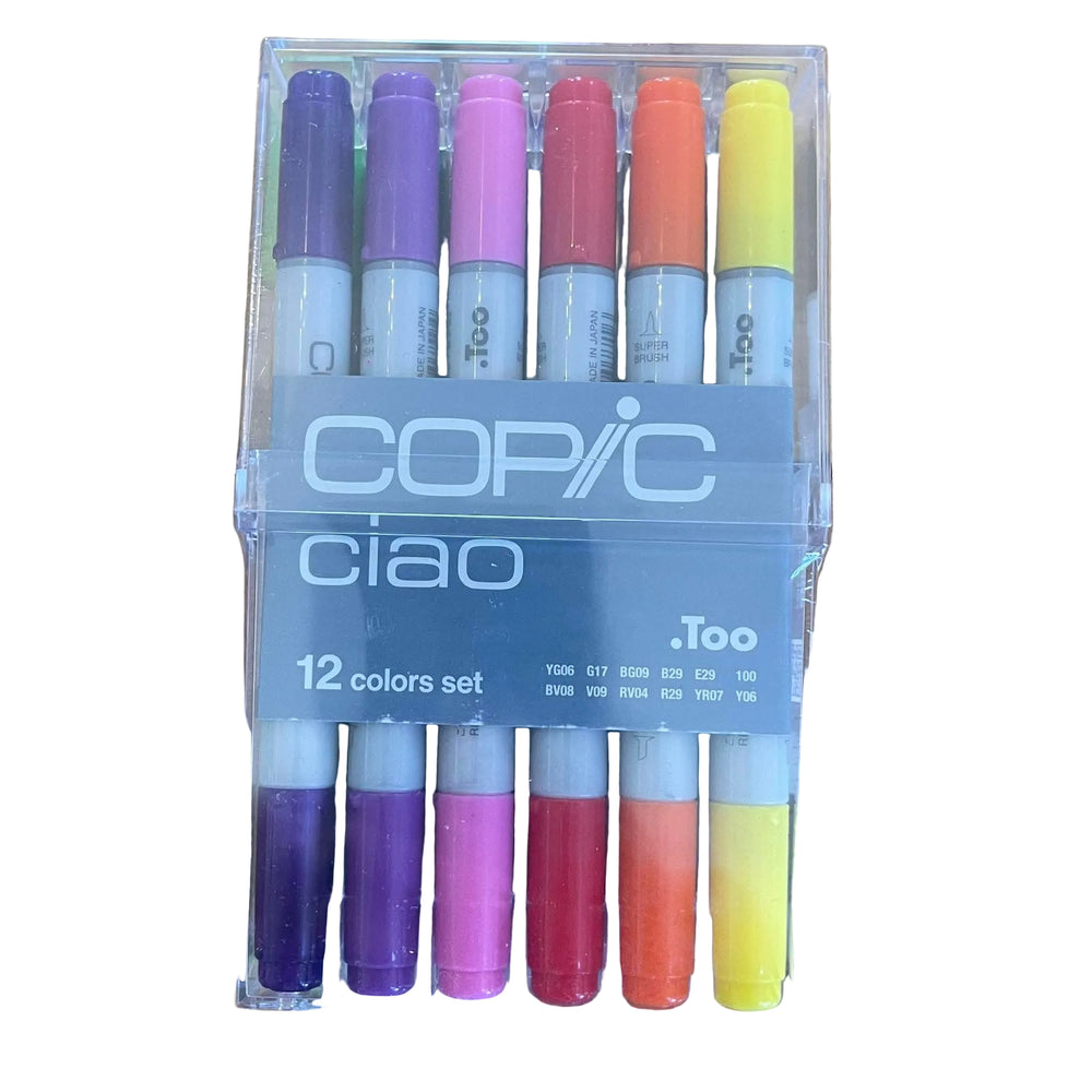 Copic Ciao Markers - 12 pack – Live Love Art Factory