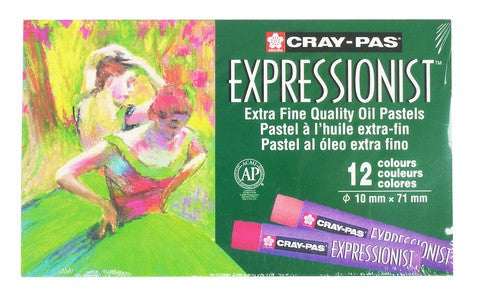 Cray-Pas Expressionist Extra Fine Quality Oil Pastels - 12 colours