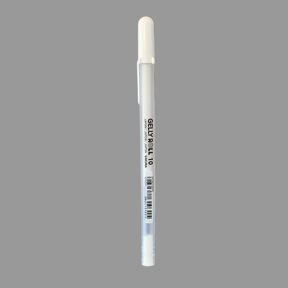 Gelly Roll Classic White Gel Pen 0.5mm 0.3mm opaque