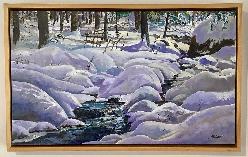 FALLINGBROOK UNDER SNOW By Scott Rubie