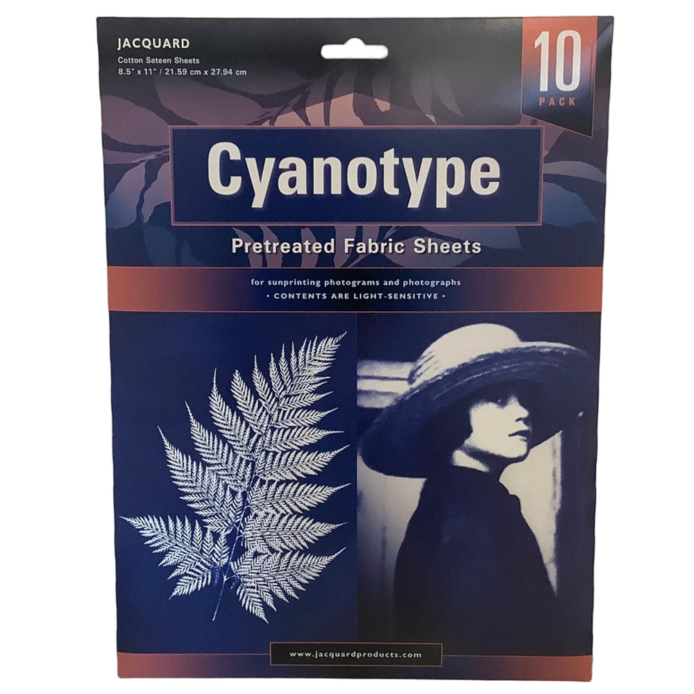 Jacquard Cyanotype Pretreated Fabric Sheets