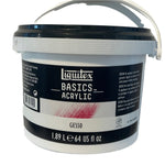 Liquitex Basic Acrylic Gesso - 1.89 Litre, 64 fl oz painting art supplies