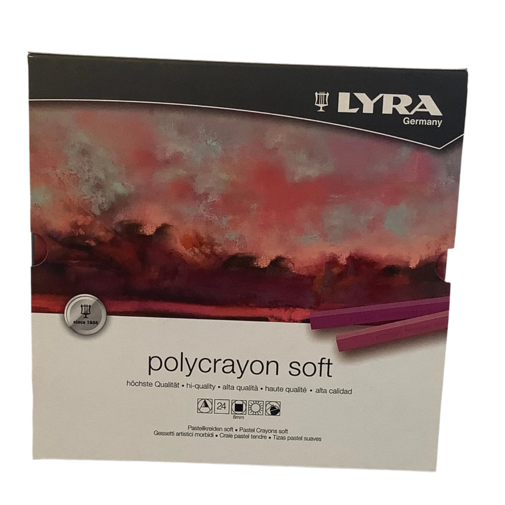 Lyra Polycrayons Soft Pastel - 24 Piece