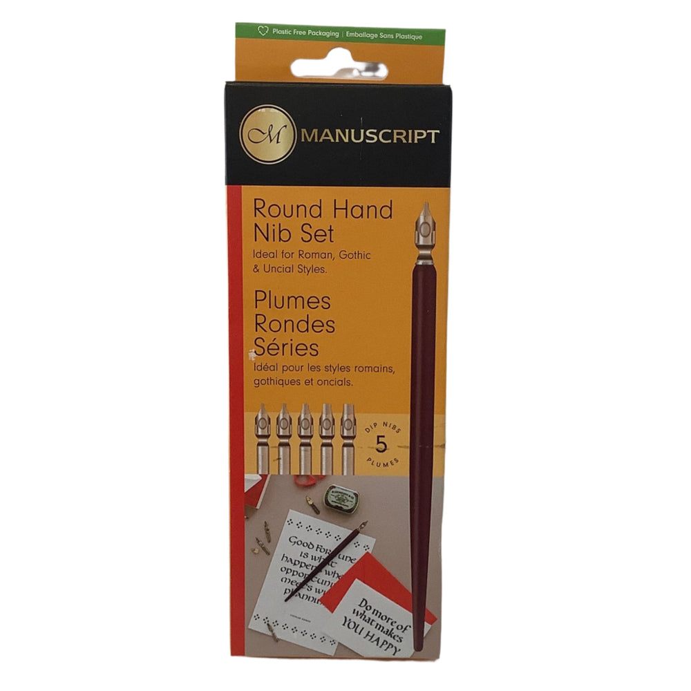 Manuscript Round Hand Nib Set