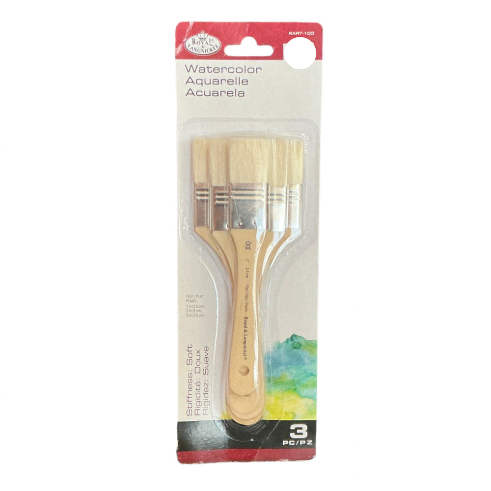 Royal Langnickel Watercolor Brush Set - 3 pc