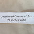 Unprimed Canvas 12 ounce 72 inches wide