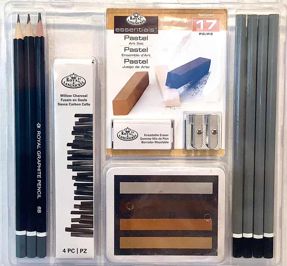 17 Piece Pastel Art Set - Royal Langnickel Essentials