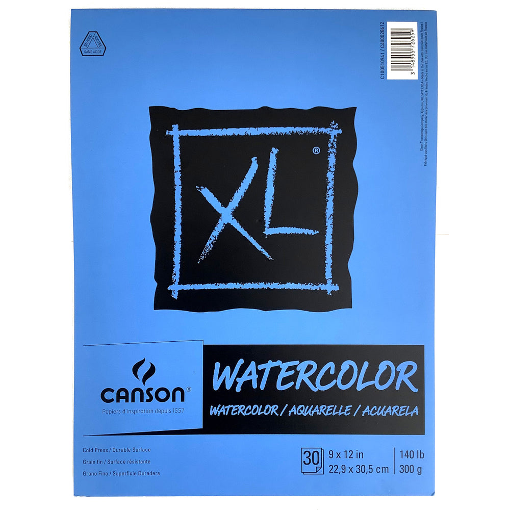 Canson XL Watercolor paper watercolour 9 x 12 inches
