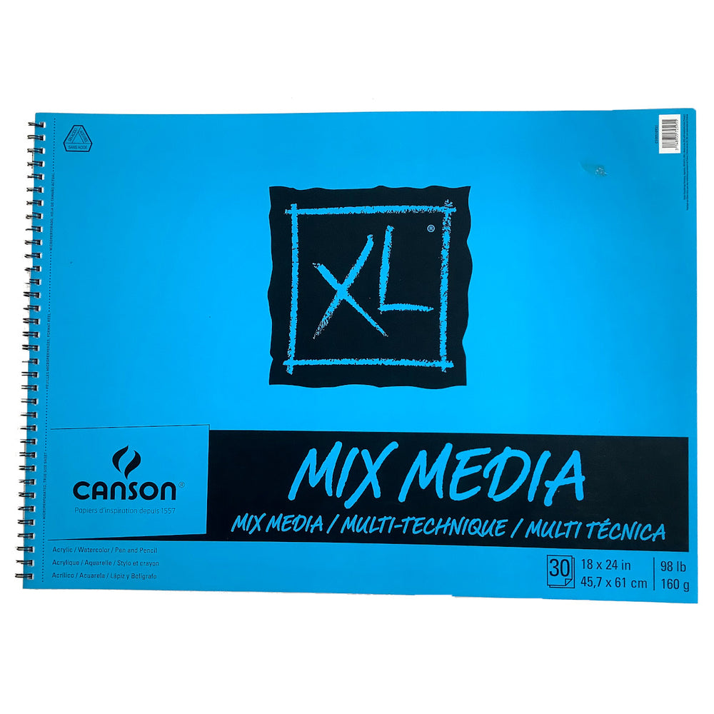 Canson XL Mix Media 18 x 24 inches sketch pad paper