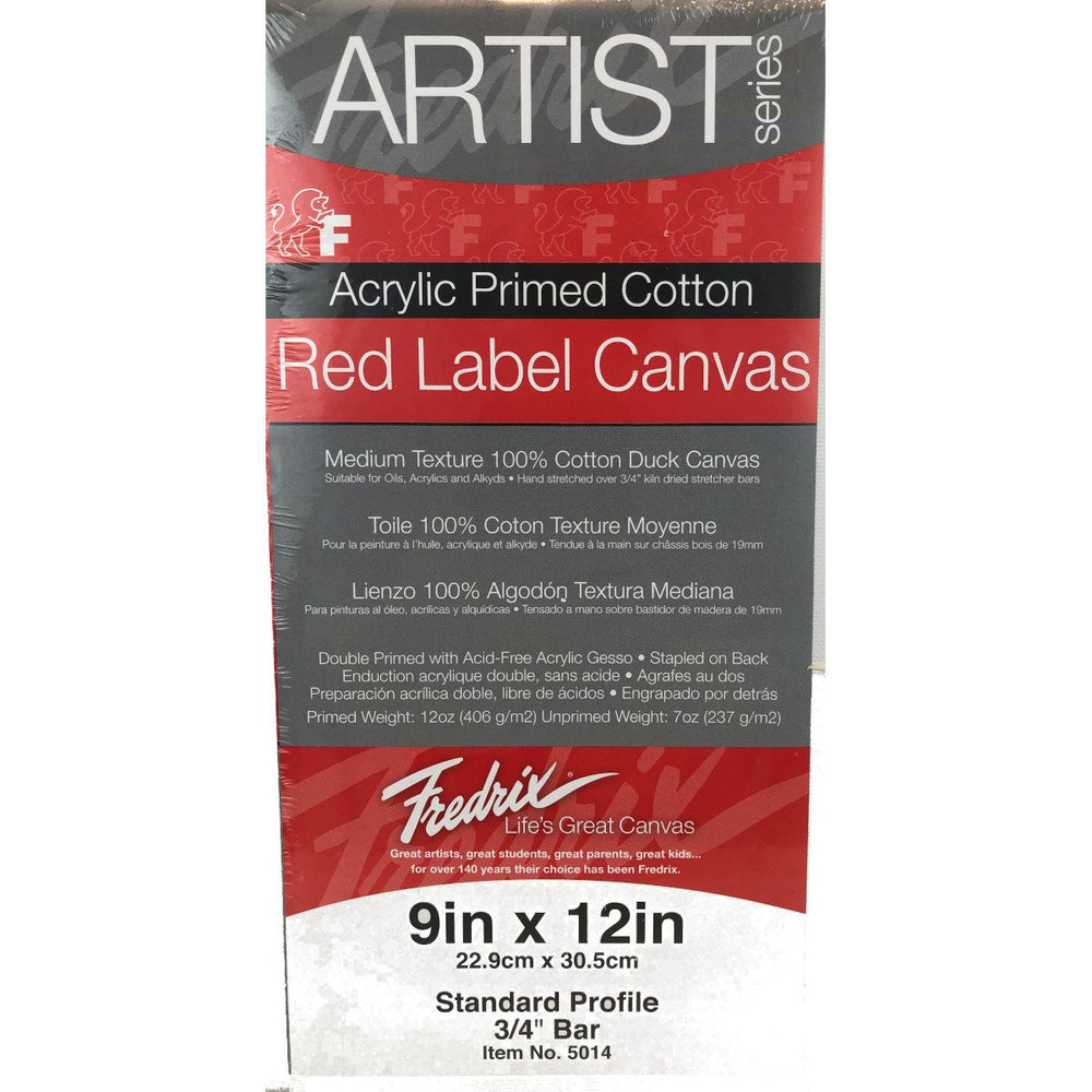 Fredrix - Artist Series Red Label Canvas 3/4", 2 sizes