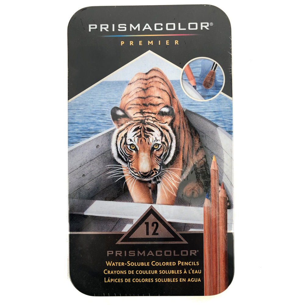 Prismacolor premier 12 set water soluble coloured pencils