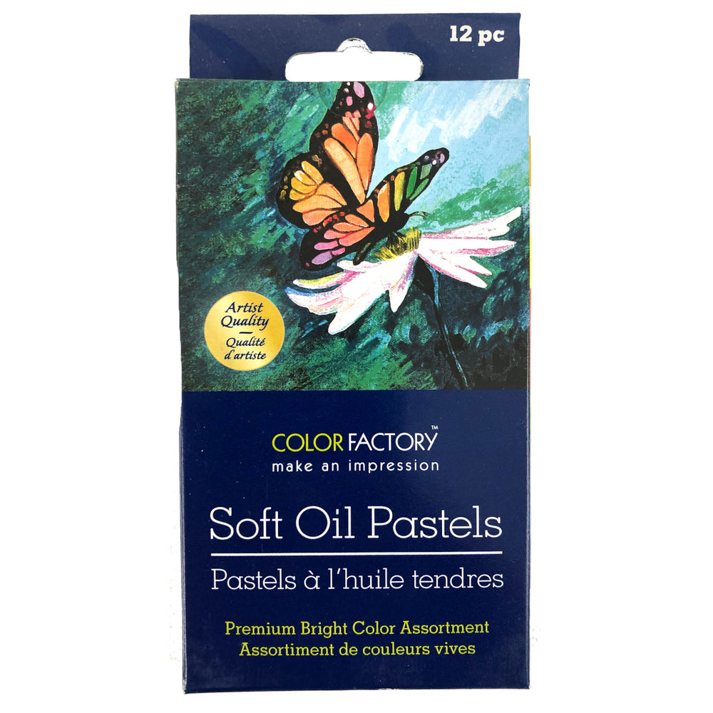 Color Factory -  Soft Oil Pastels 12 Colours