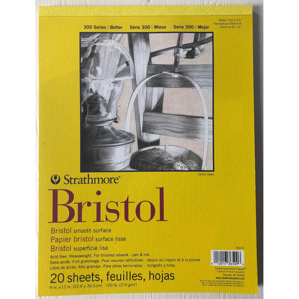 Strathmore Bristol Smooth Surface 9" X 12" 20 Sheets