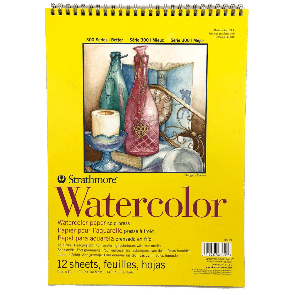 Strathmore Watercolour Paper Cold Press 140 lbs, 12 sheets