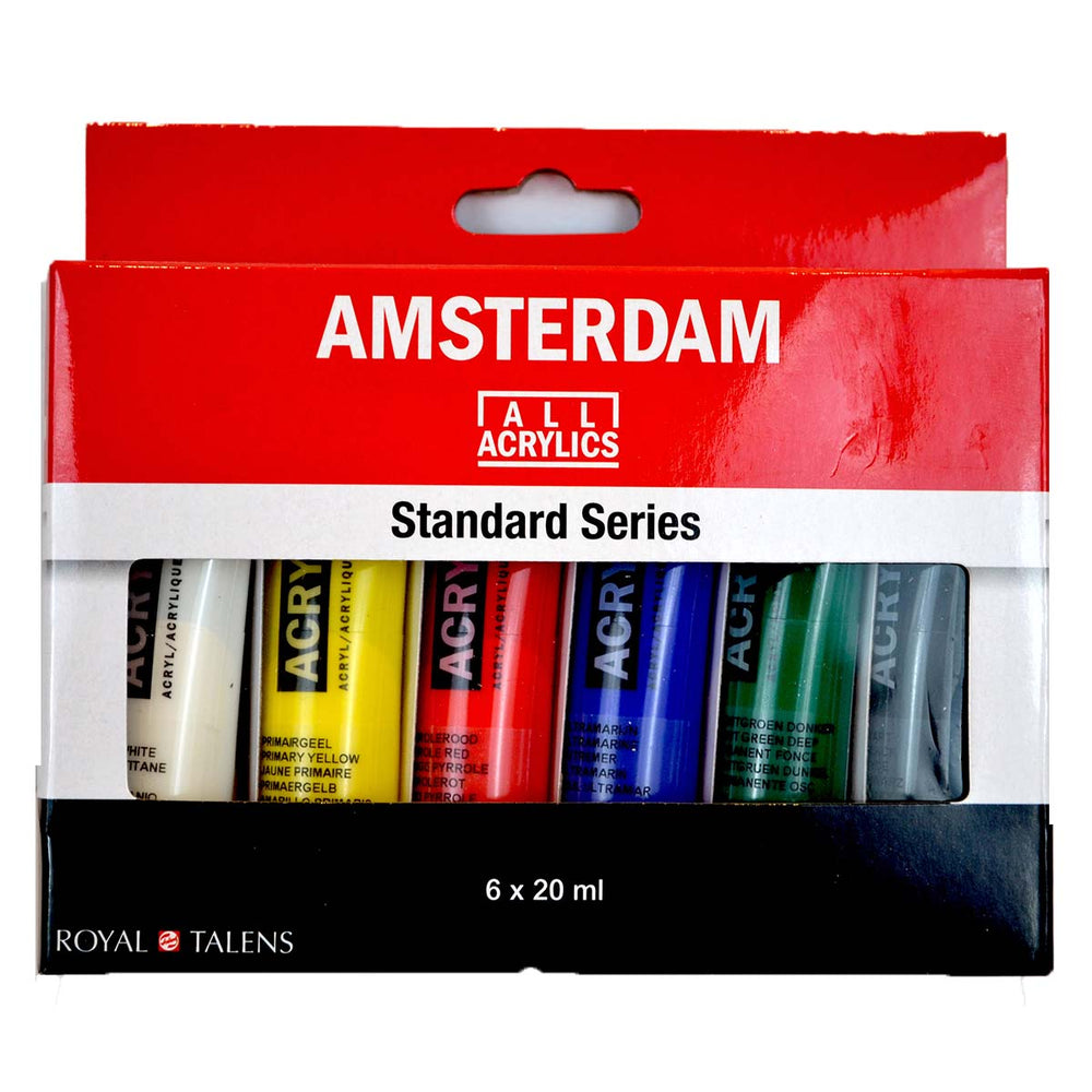 Amsterdam Acrylic Paints Standard Series 6 X 20ml 