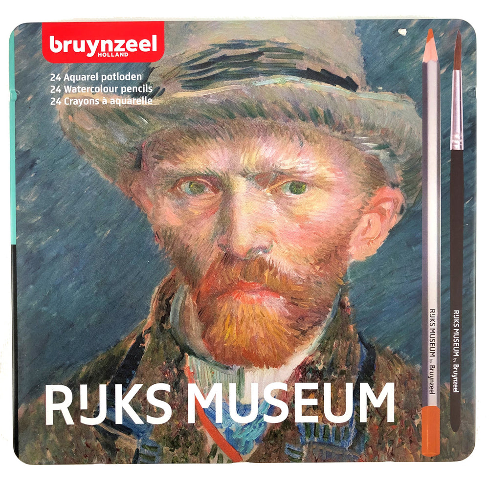 watercolour pencils 24 set Bruynzeel Ruks Museum artist