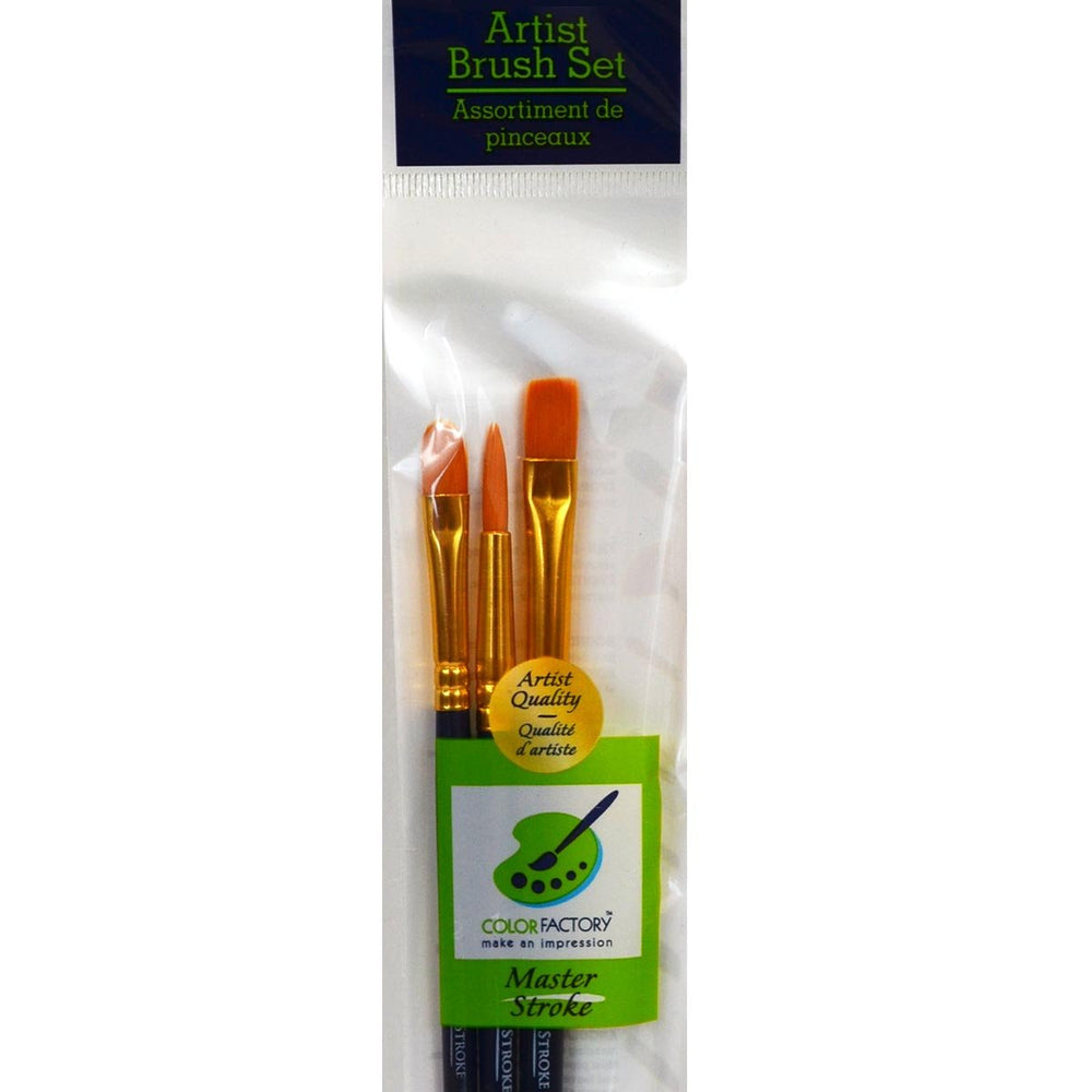 Color Factory - Artist Brush Set - Golden Taklon