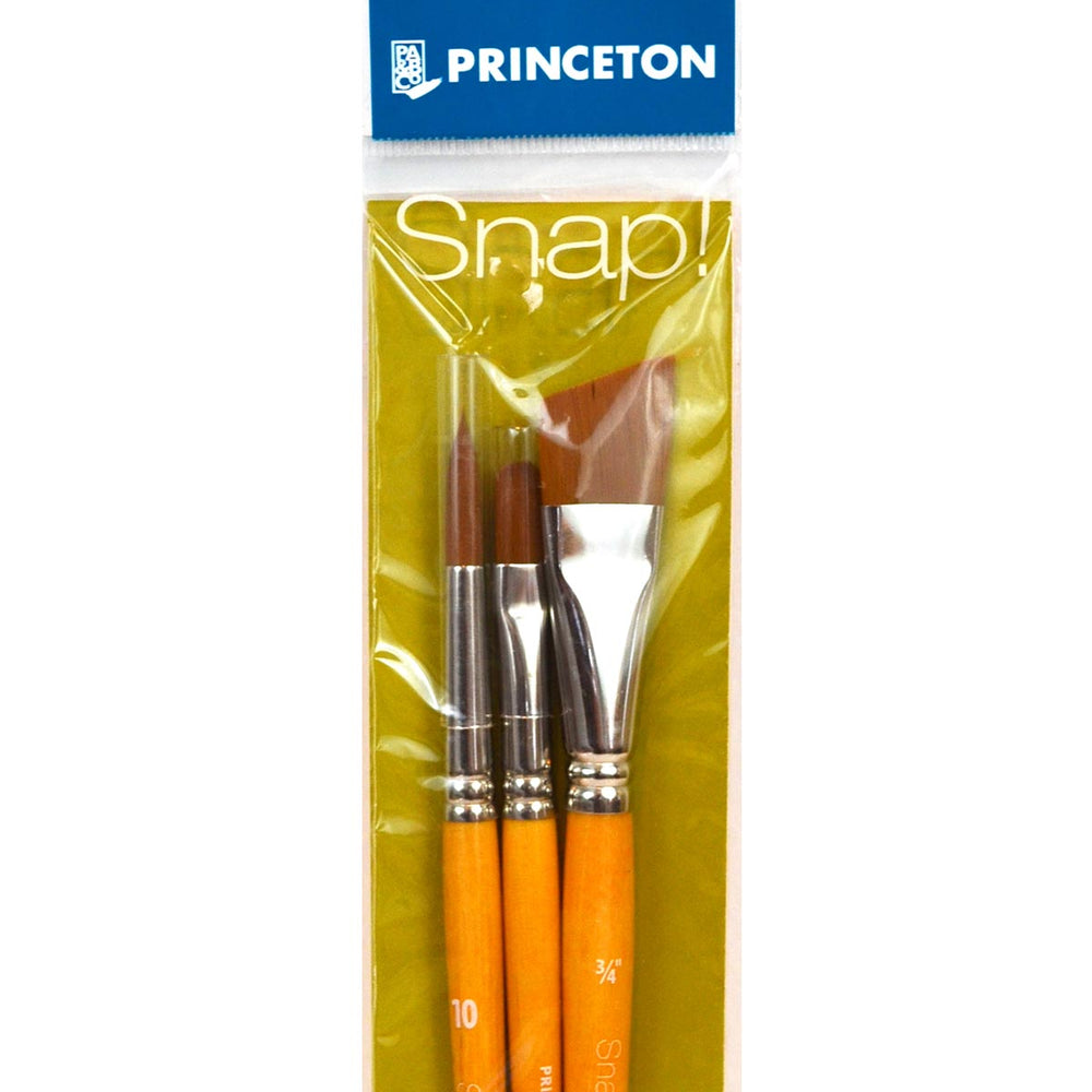 Princeton Snap Artist Brushes Synthetic Hair Golden Taklon