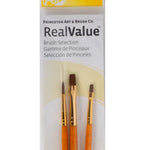Princeton Real Value Brush Selection Artist brushes Synthetic Hair 