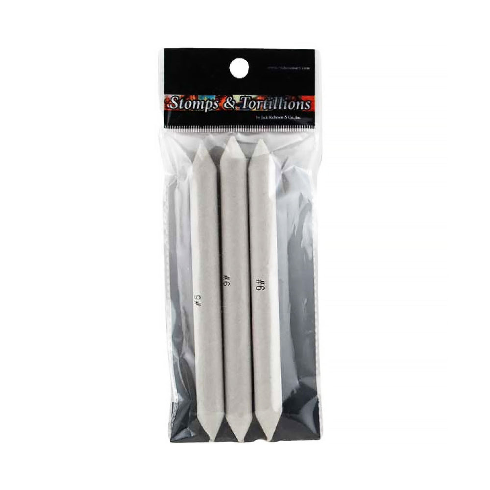 Jack Richeson, Stomps & Tortillions, 3-Pack (1/2" Stomps #6)