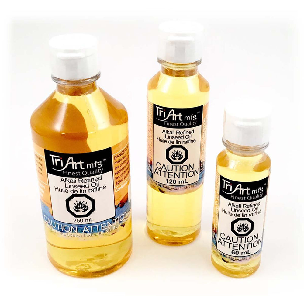 Tri-Art, Alkali Refined Linseed Oil, 500 ml